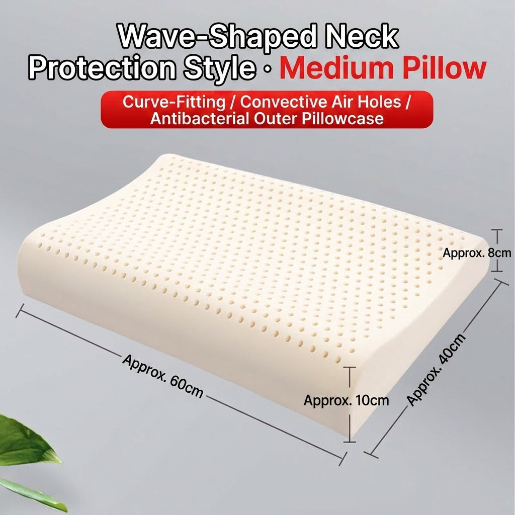 Latex Contour Pillow Pair