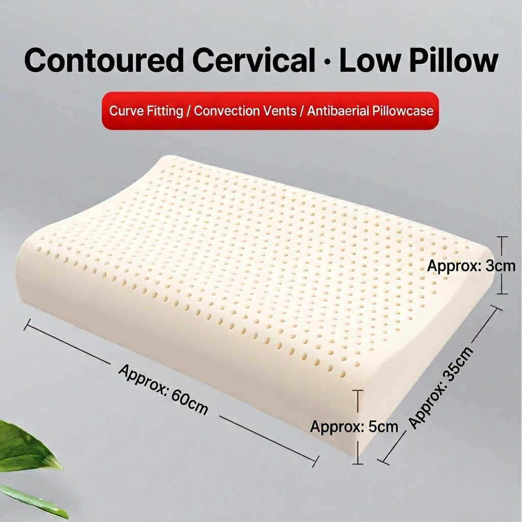 Latex Contour Pillow Pair