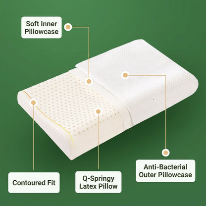Latex Contour Pillow Pair