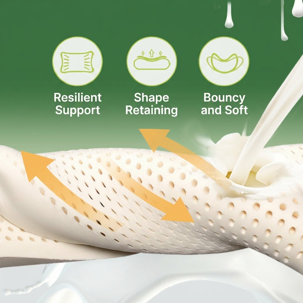 Latex Contour Pillow Pair