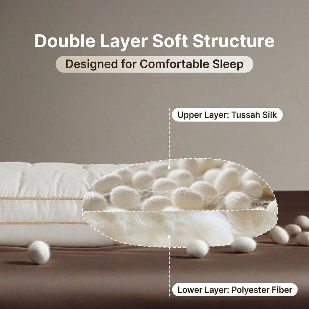 Mulberry Silk Ergonomic Pillow