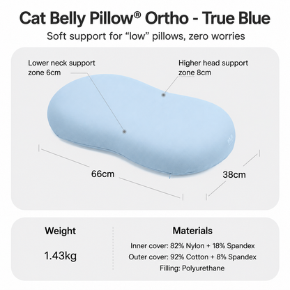 Cat Belly Memory Foam Pillow