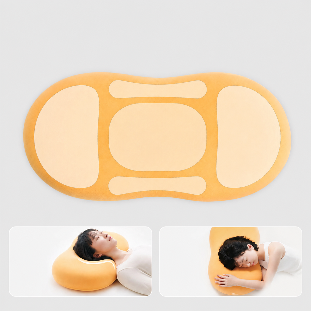 Cooling Cat Belly Memory Foam Cervical Pillow for Neck Support, Multiple Colors