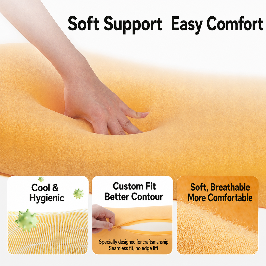 Cat Belly Memory Foam Pillow