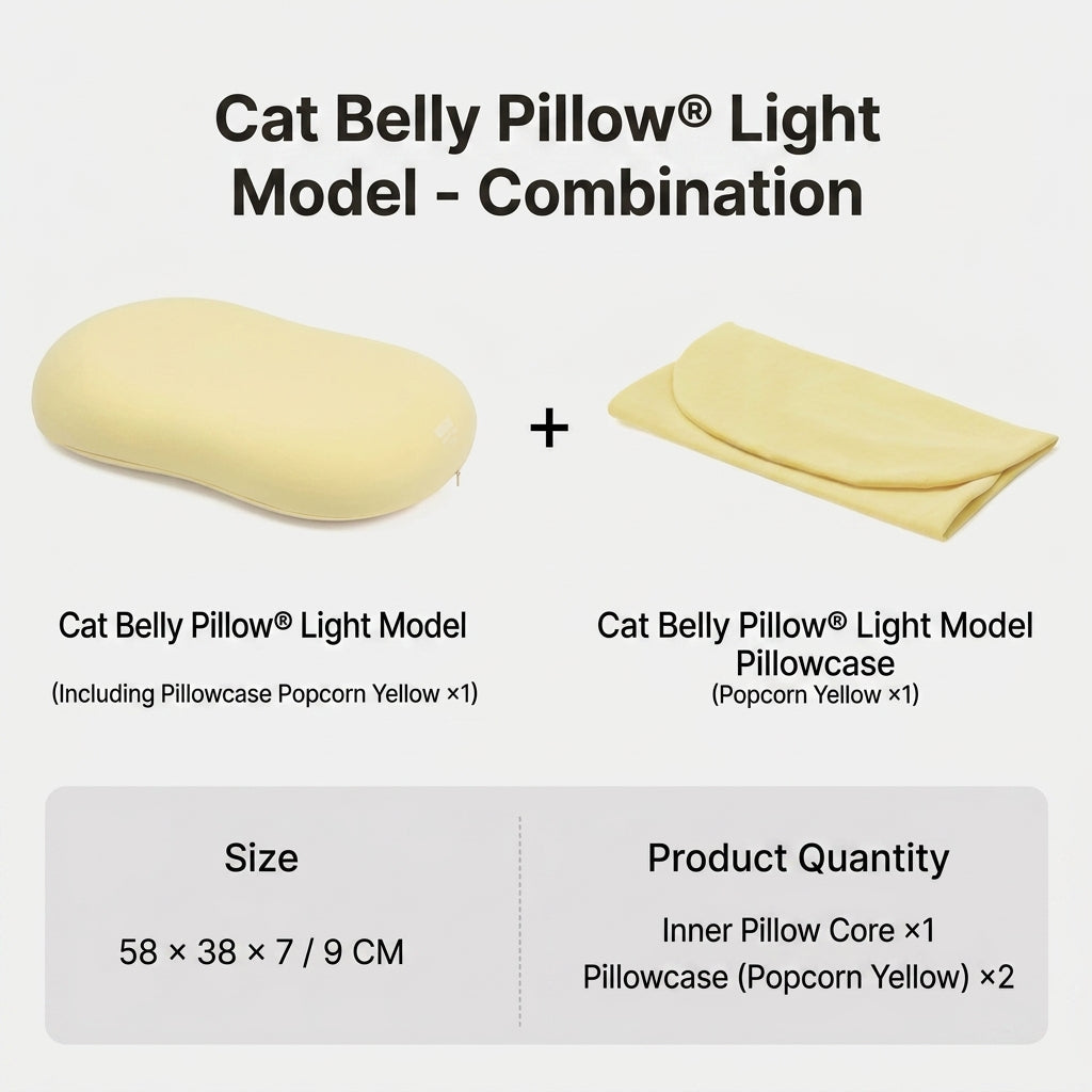 Cat-Belly Ergonomic Memory Pillow