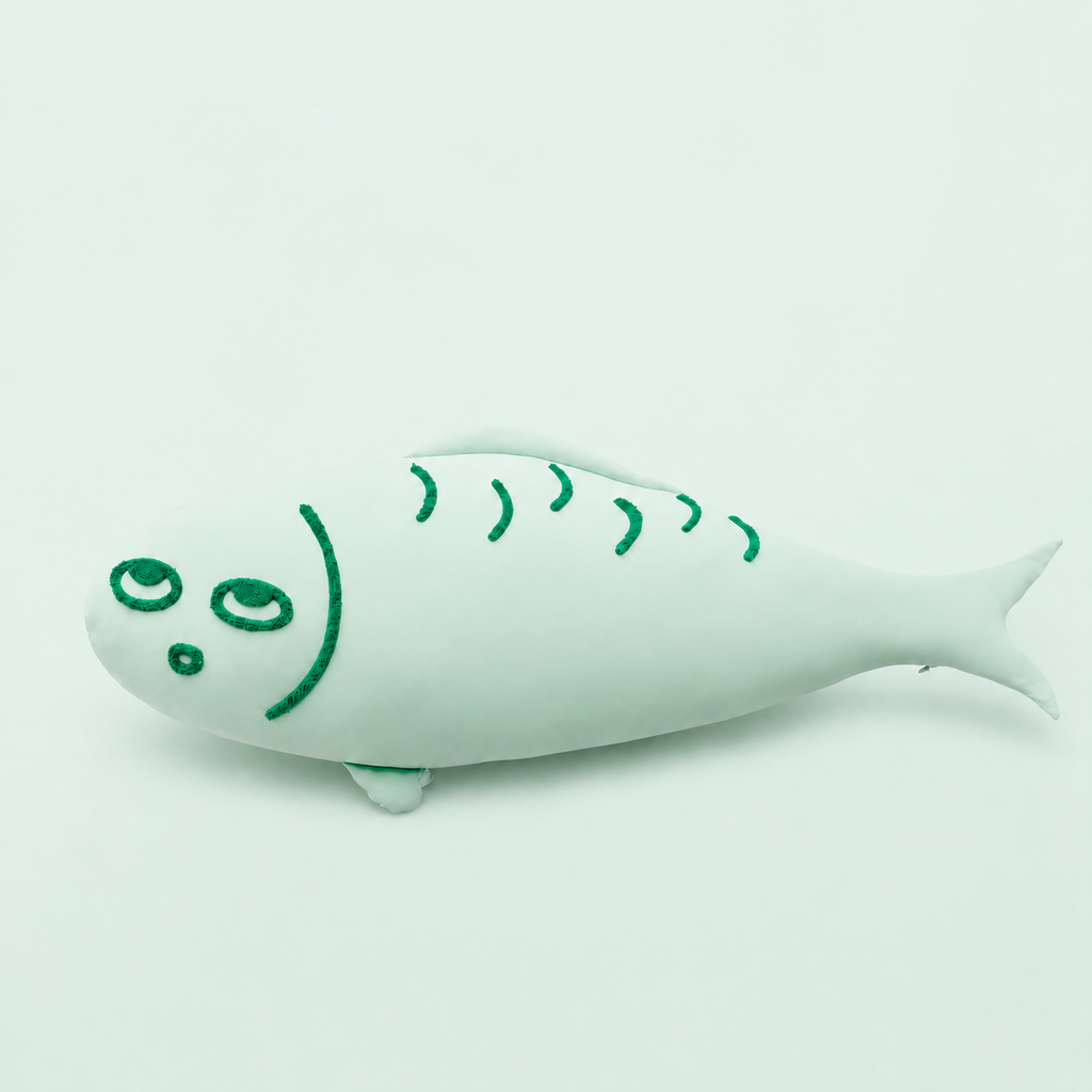 Silk Cool-Touch Animal Hug Pillow for Sleep Comfort, Carp/Big Claw