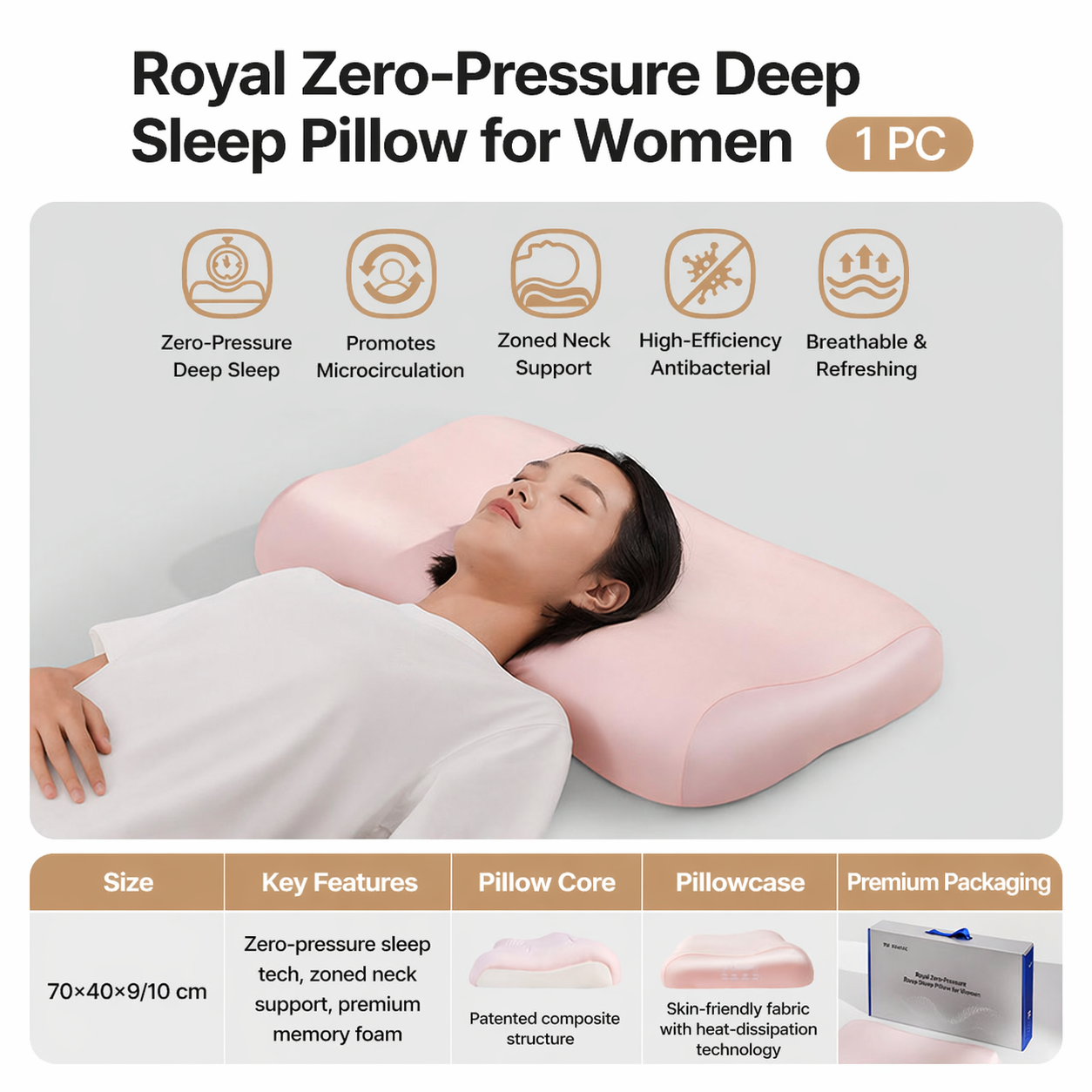 Memory Foam Cervical Pillow