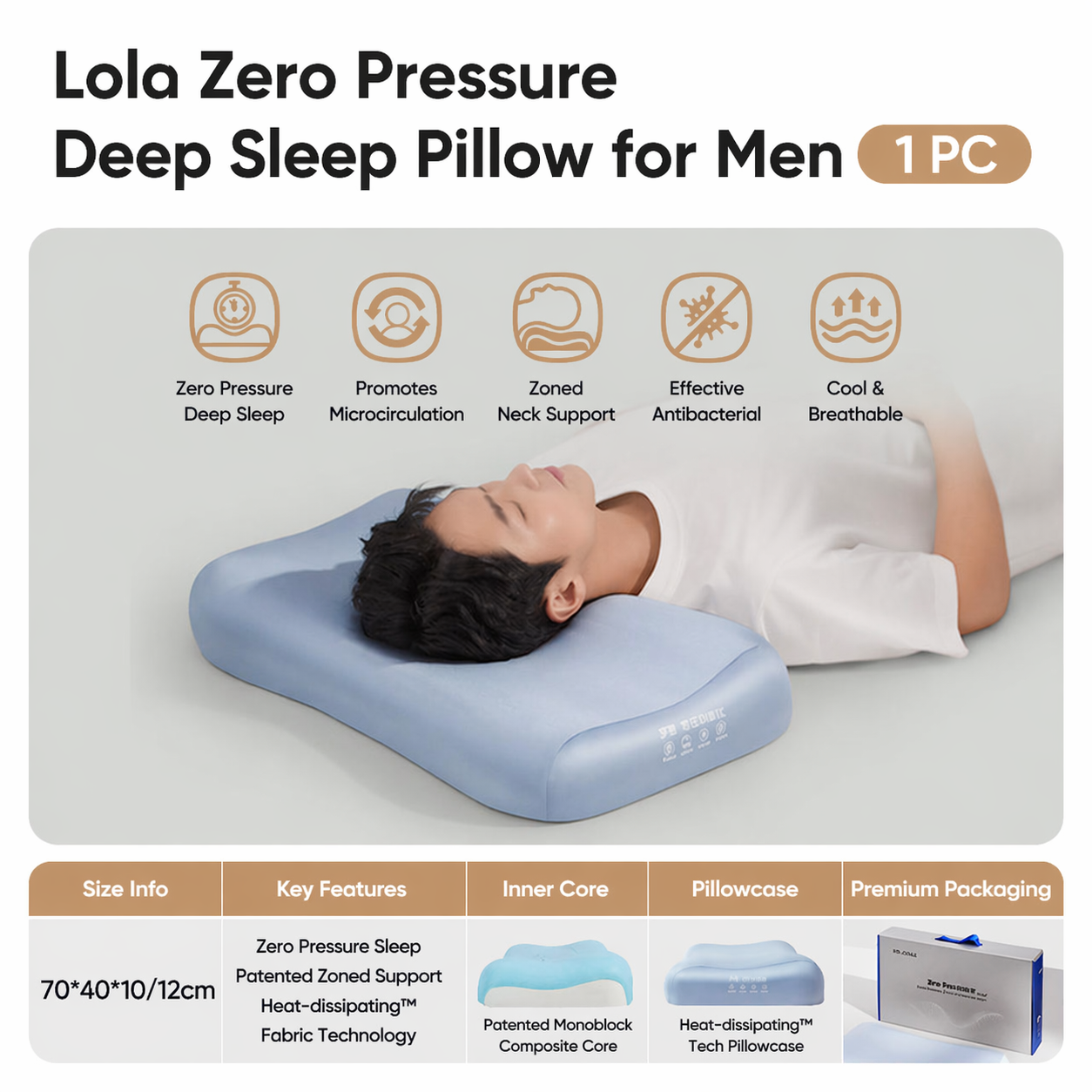 Memory Foam Cervical Pillow