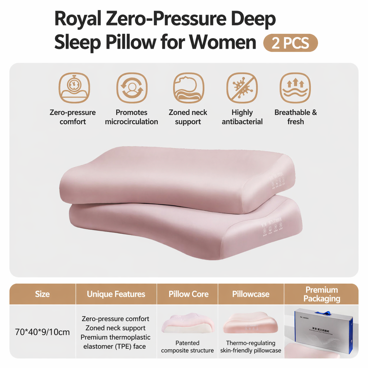 Memory Foam Cervical Pillow