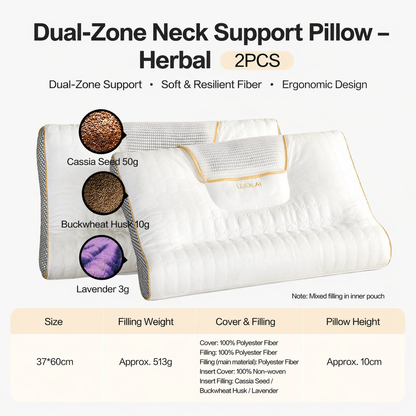 Neck Support Pillow Pair