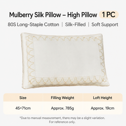 Silk Cotton Pillow Set
