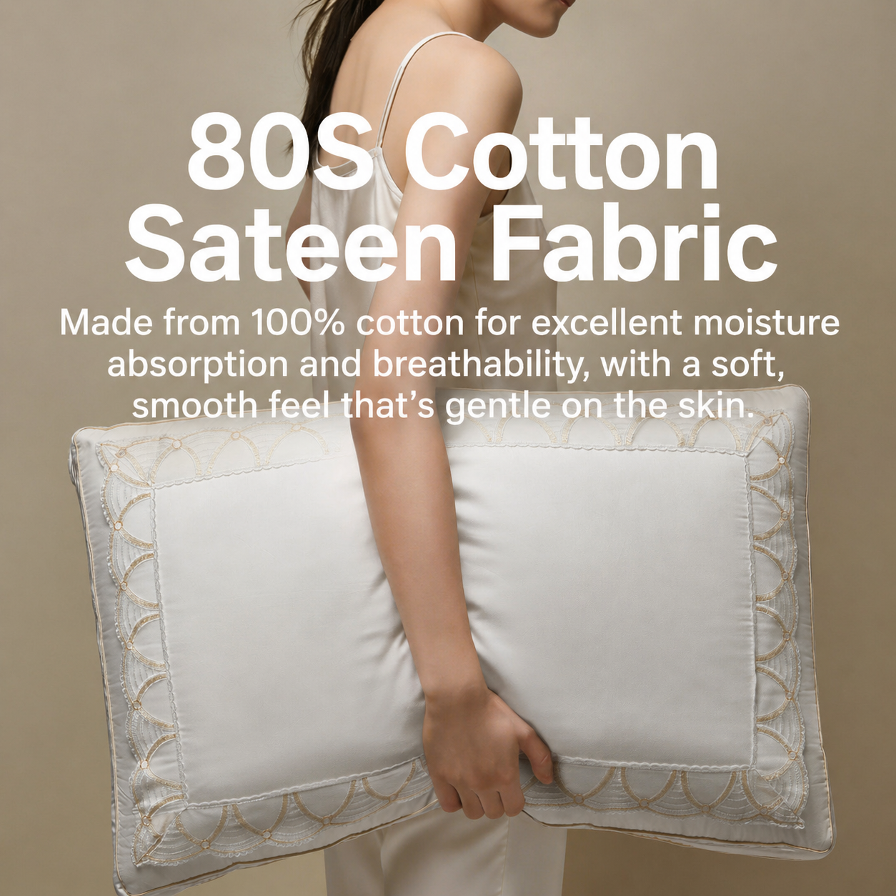 Silk Cotton Pillow Set