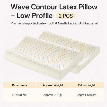 Natural Latex Contour Pillow