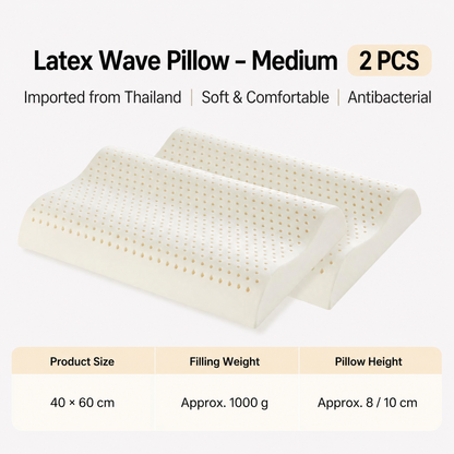 Natural Latex Contour Pillow