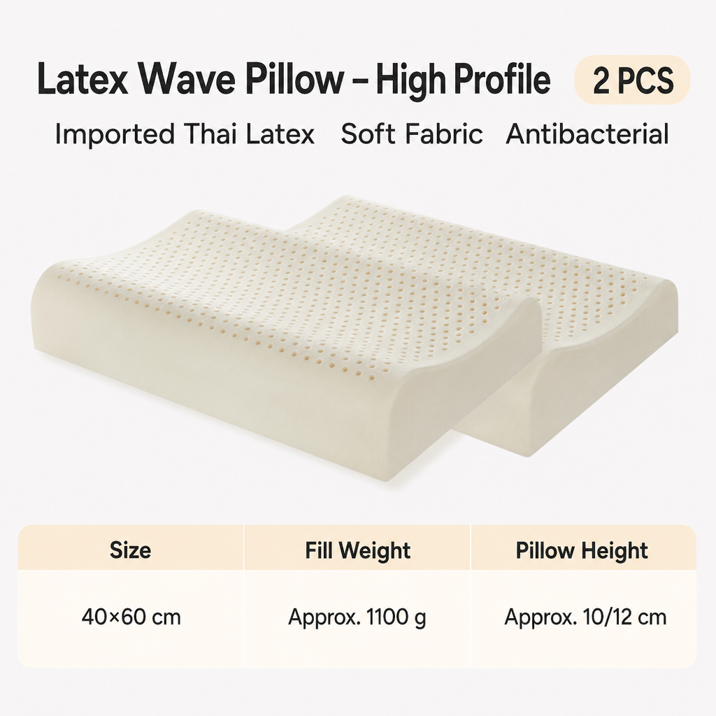 Natural Latex Contour Pillow