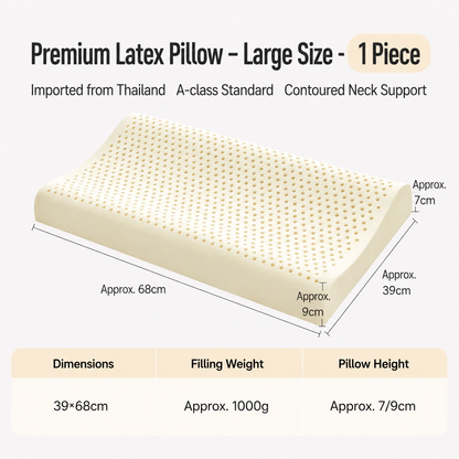 Natural Latex Contour Pillow