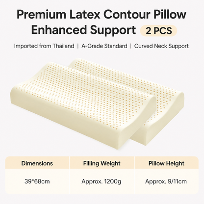 Natural Latex Contour Pillow