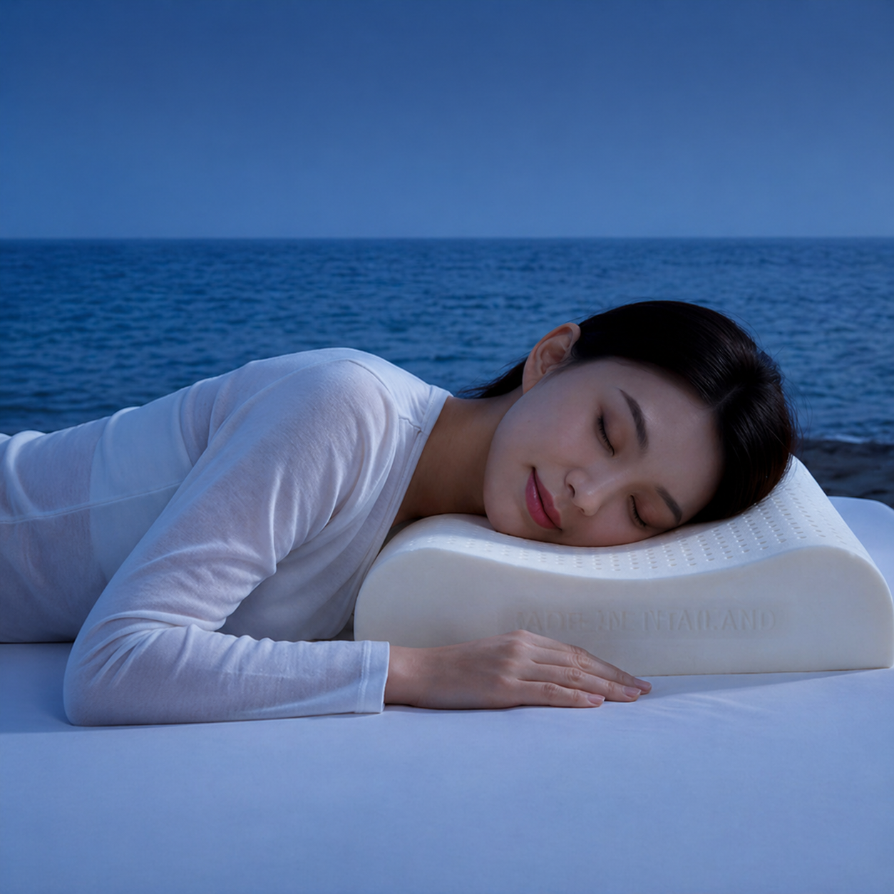 Natural Latex Contour Pillow