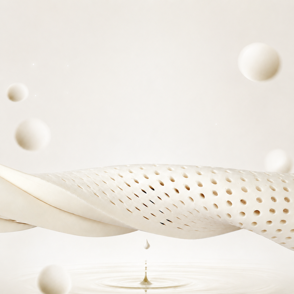 Cooling Natural Latex Contour Cervical Pillow for Side Sleeping, Wave Low/Wave Medium/Wave High