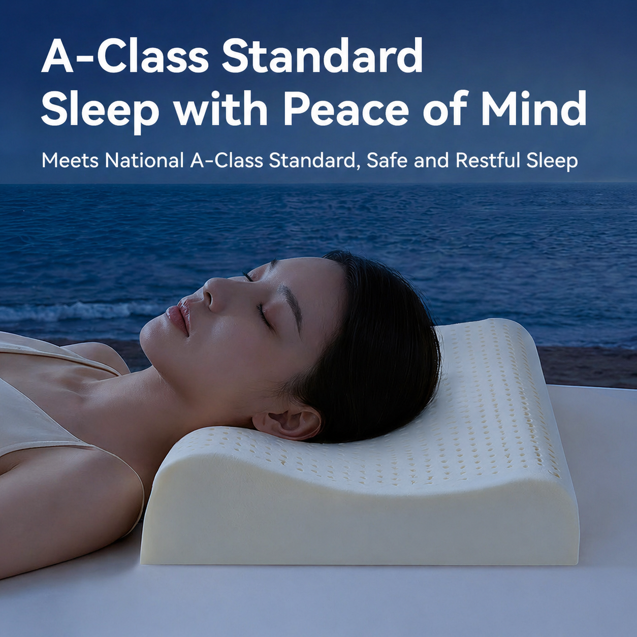 Natural Latex Contour Pillow