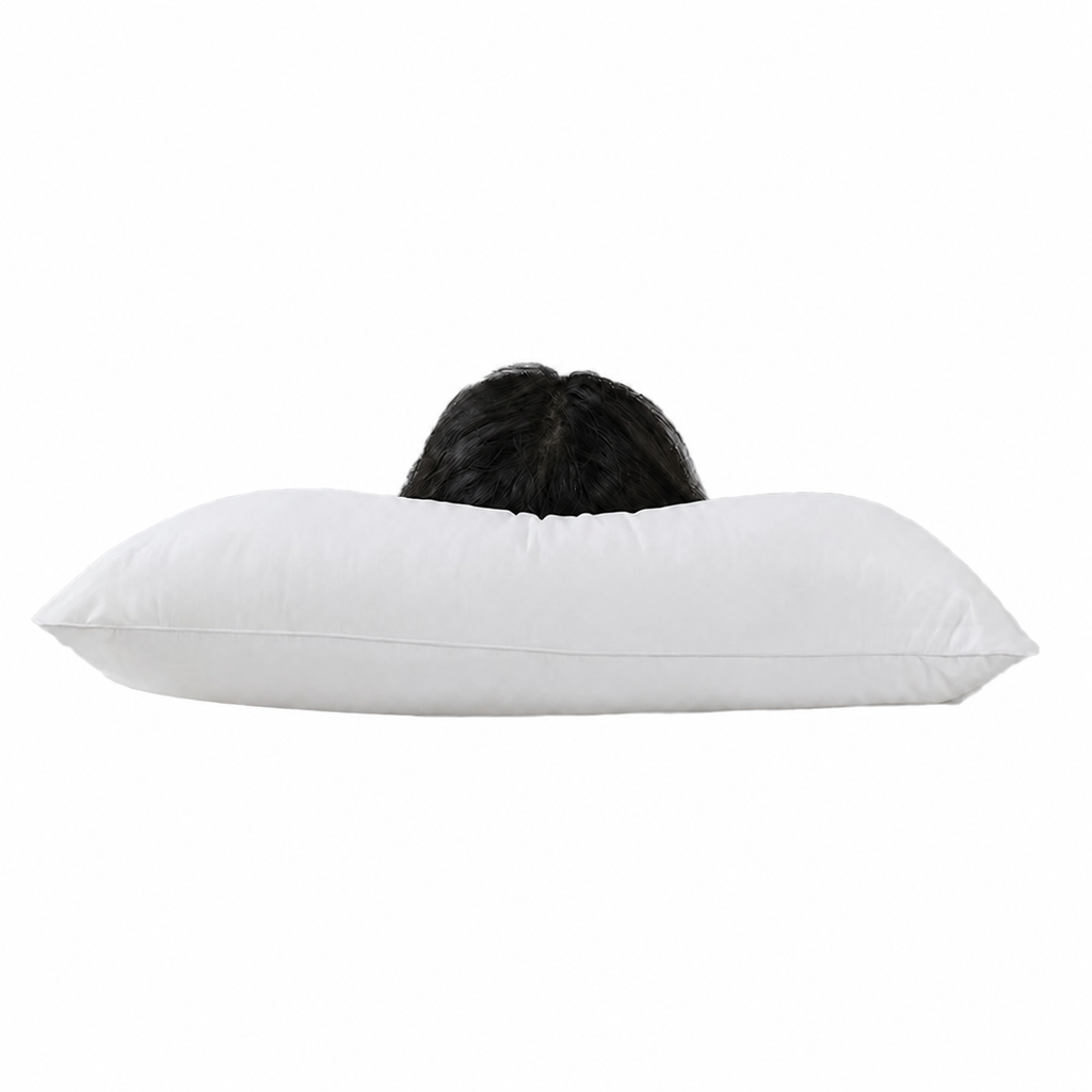 Antimicrobial Lofted Cervical Pillow for Side Sleeping, Medium/Low/High