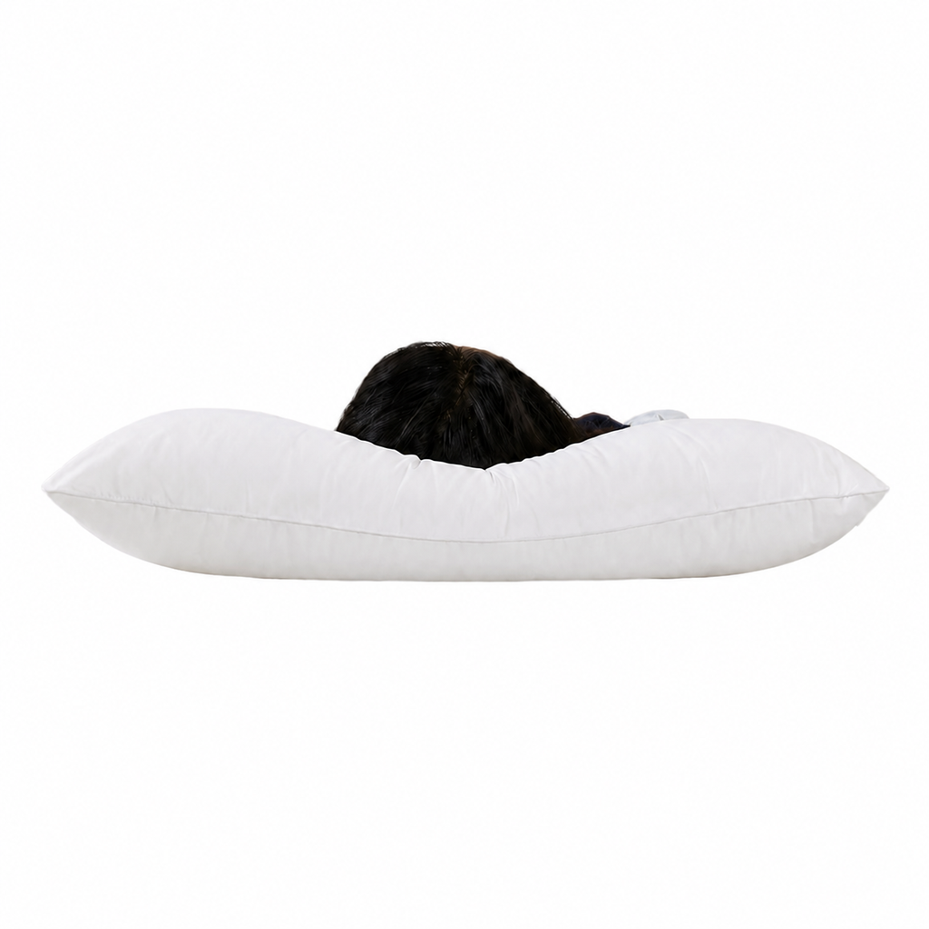 Antimicrobial Lofted Cervical Pillow for Side Sleeping, Medium/Low/High