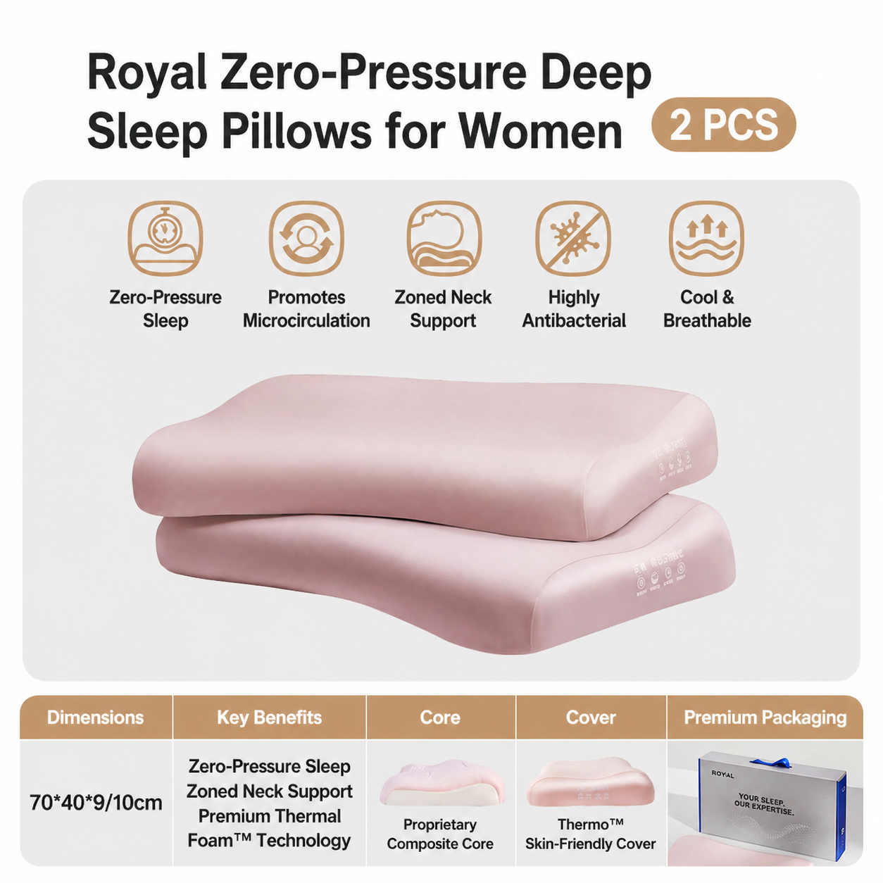 Cervical Support Sleep Pillow