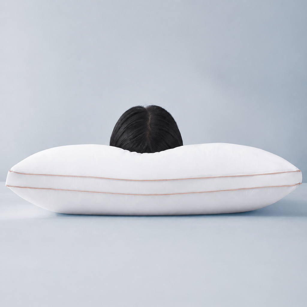 Silk Cloud-Soft Antibacterial & Anti‑Mite Cotton Cervical Pillow for Quiet, Clean Sleep, Multiple Styles