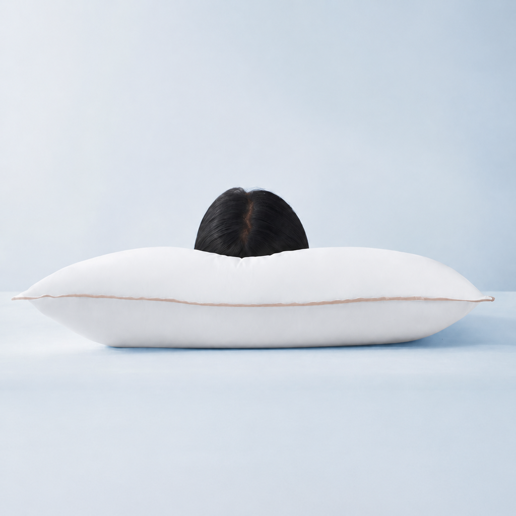 Silk Cloud-Soft Antibacterial & Anti‑Mite Cotton Cervical Pillow for Quiet, Clean Sleep, Multiple Styles