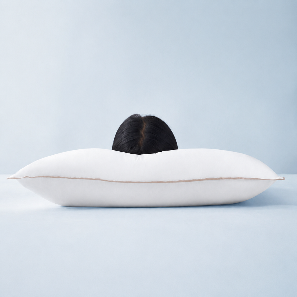 Silk Cloud-Soft Antibacterial & Anti‑Mite Cotton Cervical Pillow for Quiet, Clean Sleep, Multiple Styles