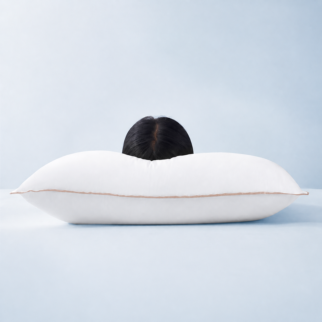 Silk Cloud-Soft Antibacterial & Anti‑Mite Cotton Cervical Pillow for Quiet, Clean Sleep, Multiple Styles