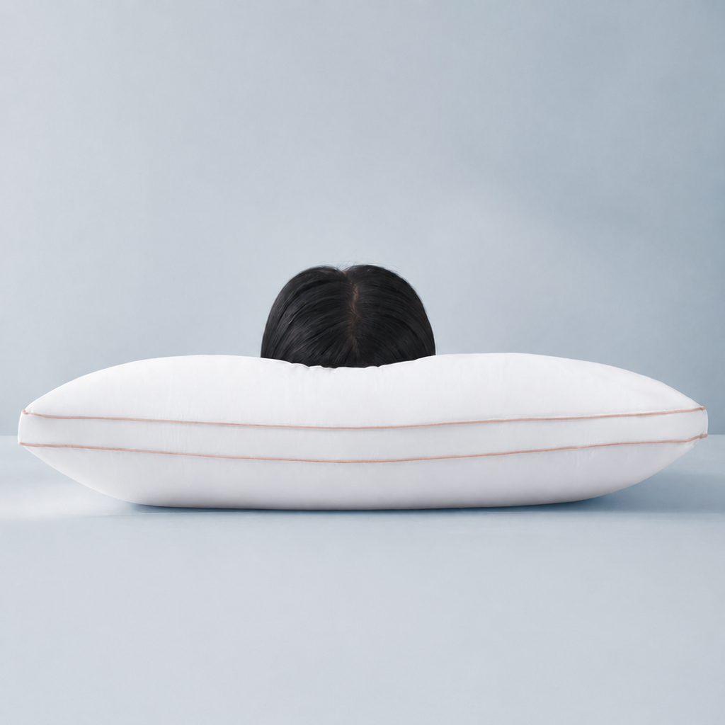 Silk Cloud-Soft Antibacterial & Anti‑Mite Cotton Cervical Pillow for Quiet, Clean Sleep, Multiple Styles