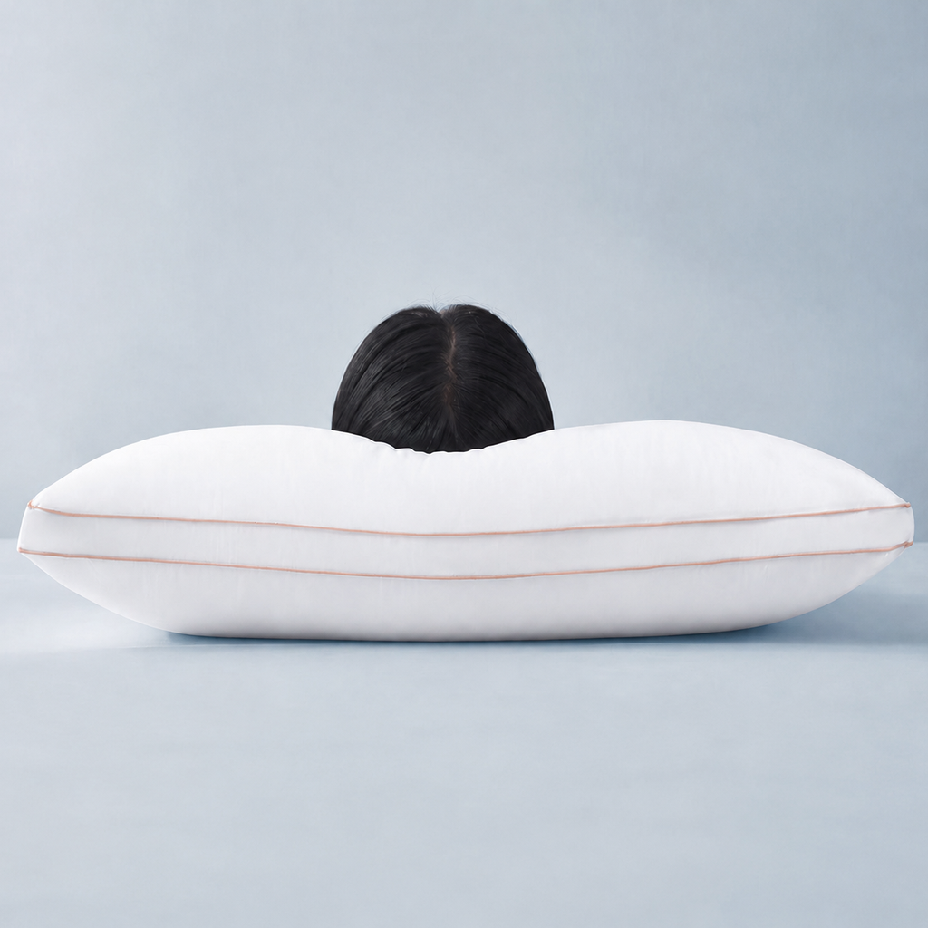 Silk Cloud-Soft Antibacterial & Anti‑Mite Cotton Cervical Pillow for Quiet, Clean Sleep, Multiple Styles