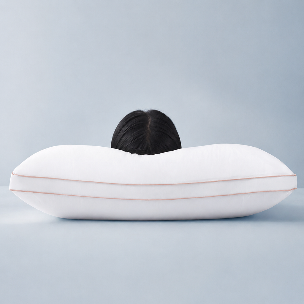 Silk Cloud-Soft Antibacterial & Anti‑Mite Cotton Cervical Pillow for Quiet, Clean Sleep, Multiple Styles