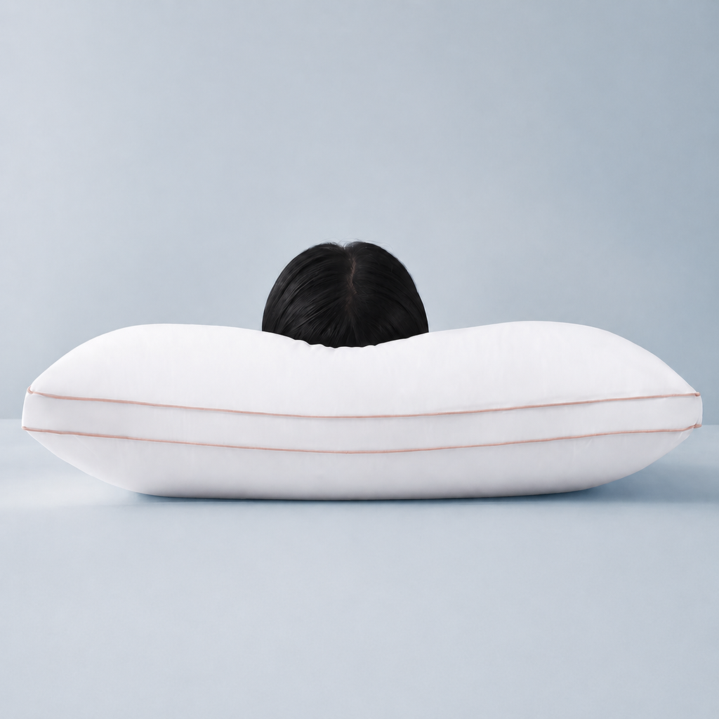 Silk Cloud-Soft Antibacterial & Anti‑Mite Cotton Cervical Pillow for Quiet, Clean Sleep, Multiple Styles