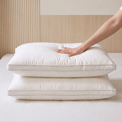 Cloud-Soft Antibacterial Cotton Pillow