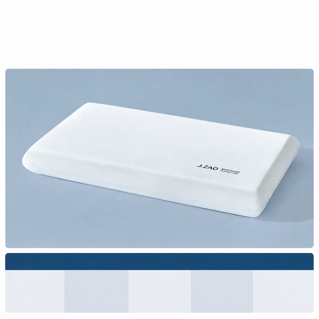 Cooling Cloud-Soft Memory Foam Cervical Pillow for Side Sleeping, 2.4 in/3.1 in/3.9 in/4.7 in