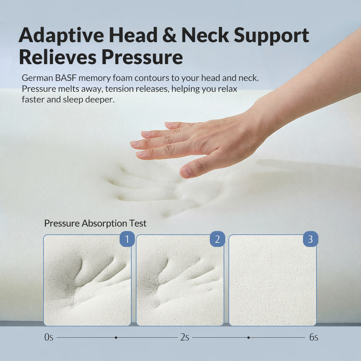 Cloud-Soft Memory Foam Pillow