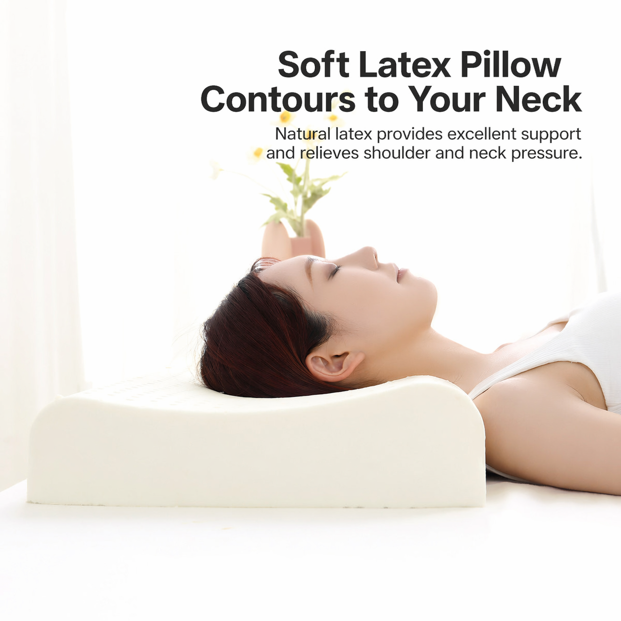 Natural Latex Neck Pillow