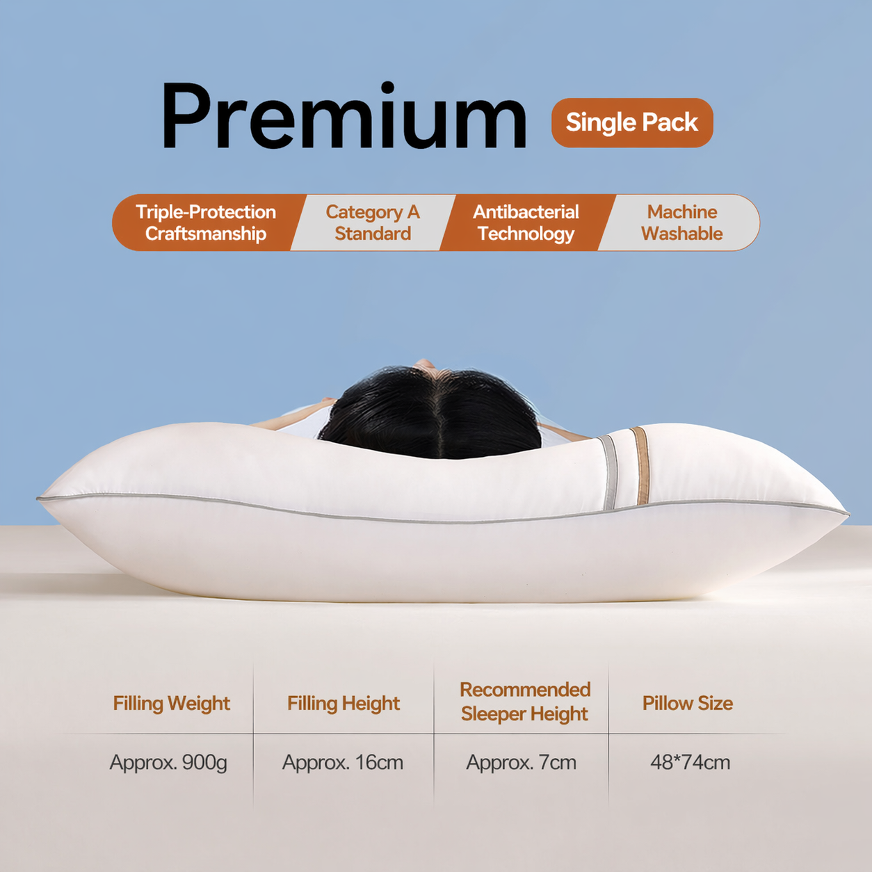 Washable Waterproof Neck Pillow