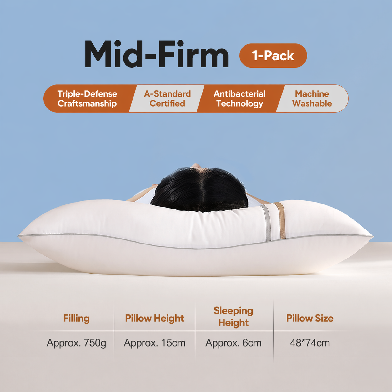 Washable Waterproof Neck Pillow