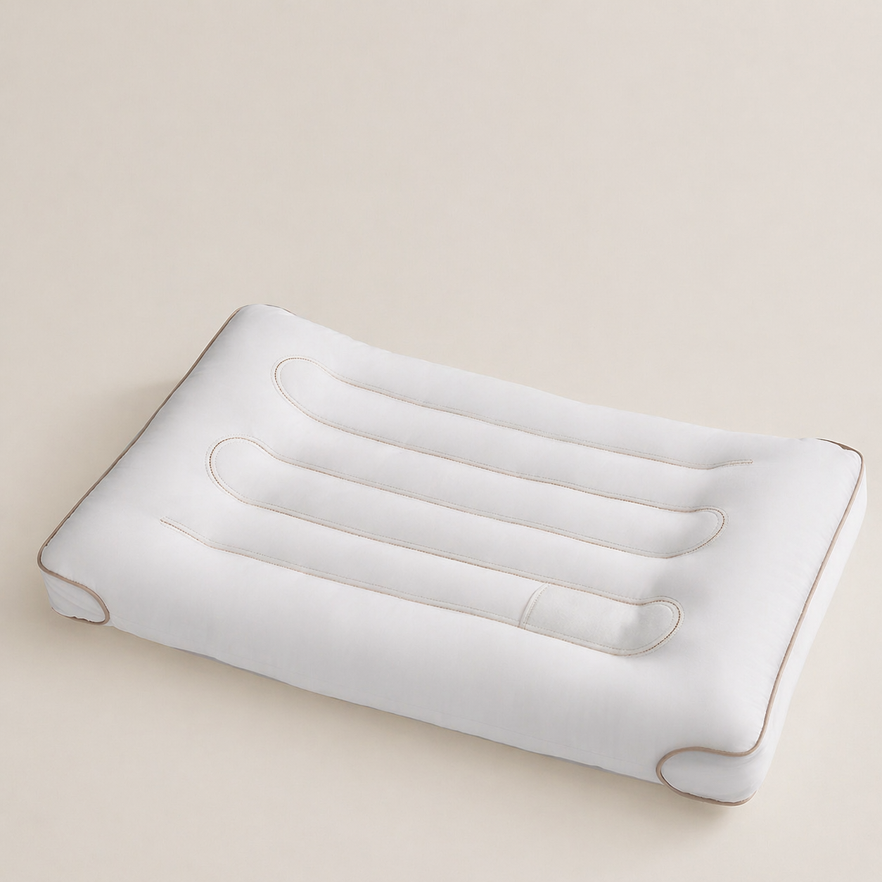 Low-Profile Antibacterial Cotton Pillow