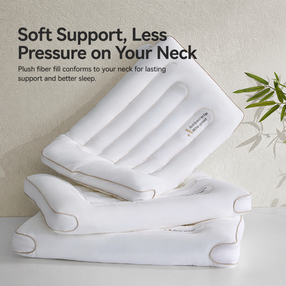 Low-Profile Antibacterial Cotton Pillow