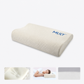Cervical Memory Foam Pillow for Side Sleeping, White