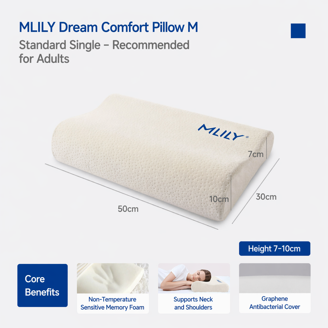 Cervical Memory Foam Pillow