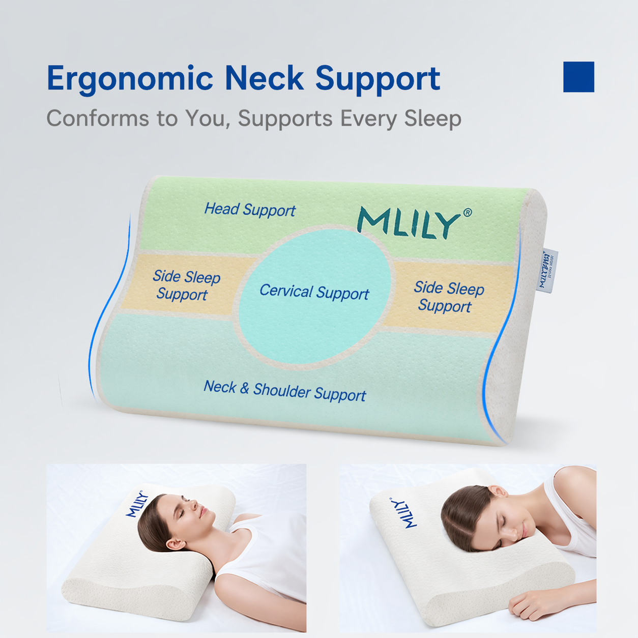 Cervical Memory Foam Pillow