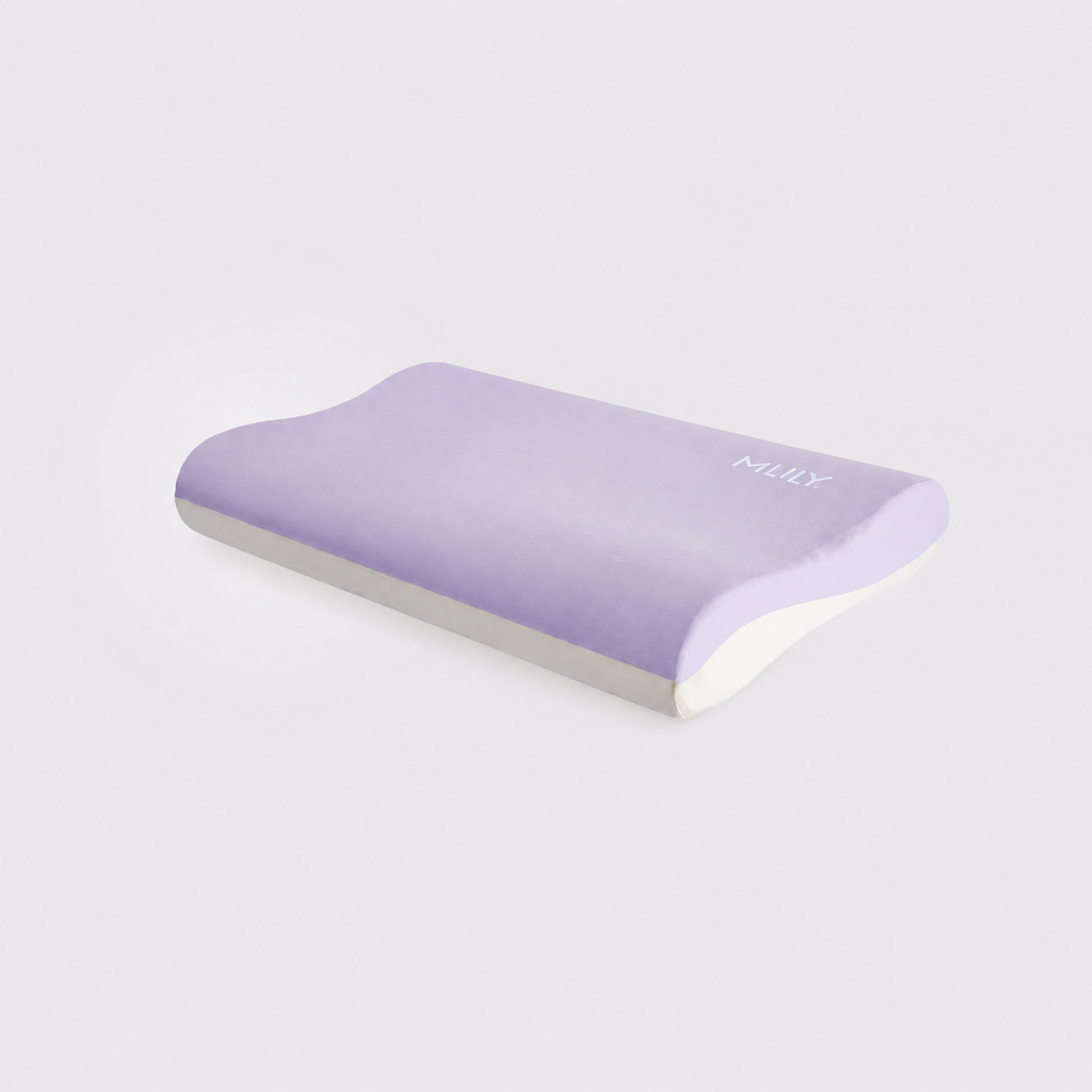 Memory Foam Deep Sleep Cervical Pillow Pro for Side Sleeping, Blue