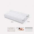 Memory Foam Zero-Pressure Hotel Cervical Pillow for Effortless Neck Alignment and All‑Night Support, White