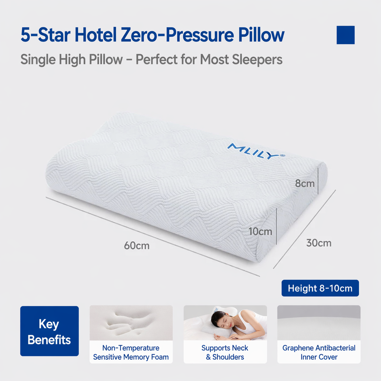 Zero-Pressure Cervical Pillow