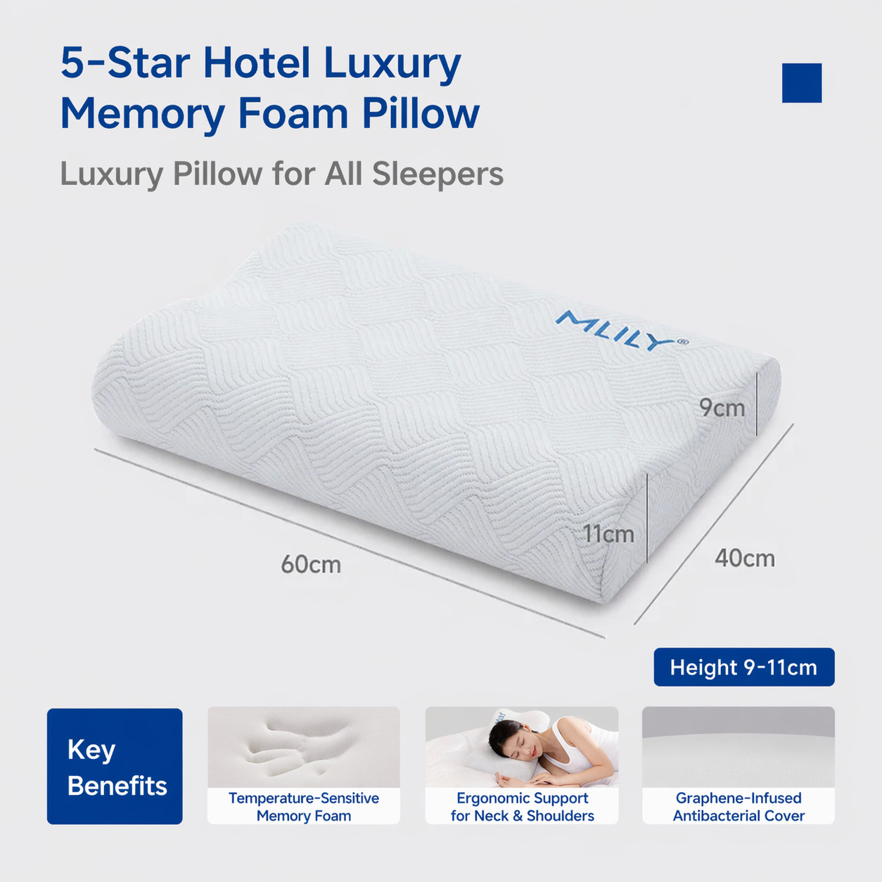 Zero-Pressure Cervical Pillow